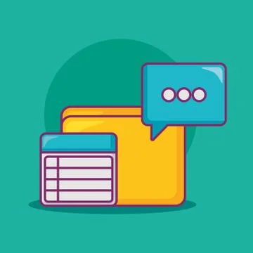 Big data design Illustrazione stock