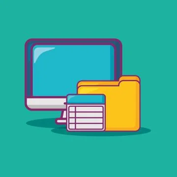 Big data design Illustrazione stock