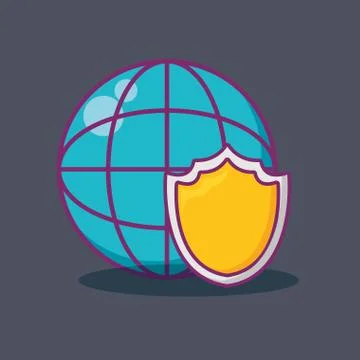 Big data design Stock Illustration