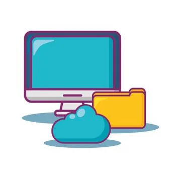 Big data design Illustrazione stock