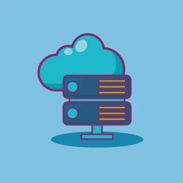 Big data design Stock Illustration