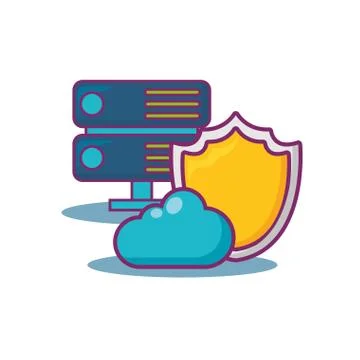 Big data design Stock Illustration