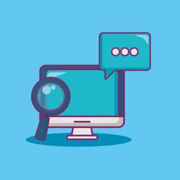 Big data design Stock Illustration