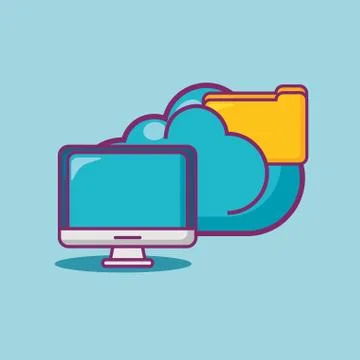 Big data design Illustrazione stock