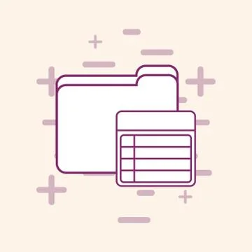 Big data design Illustrazione stock