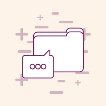 Big data design Stock Illustration