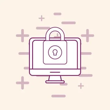 Big data design Illustrazione stock