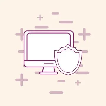 Big data design Illustrazione stock