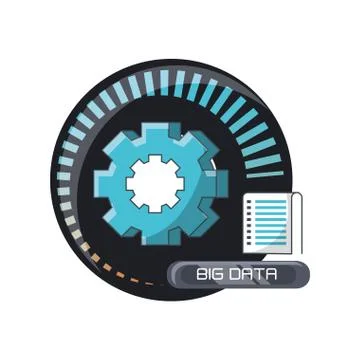 Big data design Stockillustratie