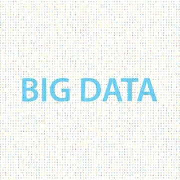 Big data on a digital background. Illustrazione stock