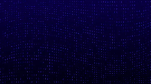 Big Data Digital Binary Code Video Animated Background Stock-Footage 343340104