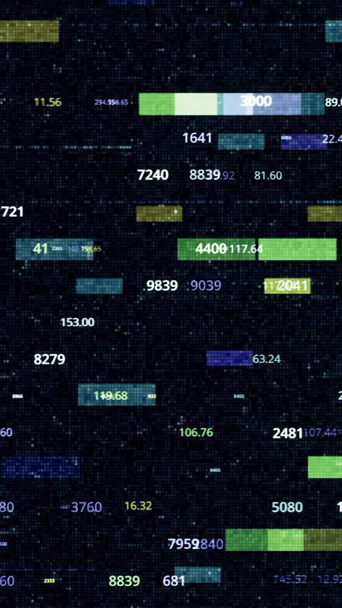 Big data digital code running through the futuristic information technology Stock Footage 278209474