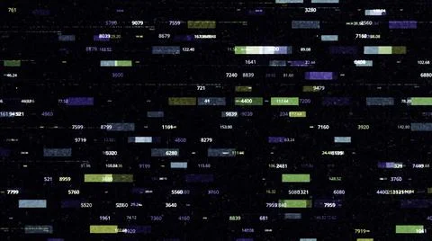 Big data digital code running through the futuristic information technology イラスト素材