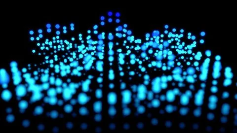 Big data digital code, Computer generated Иллюстрация