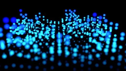 Big data digital code, Computer generated Illustrazione stock