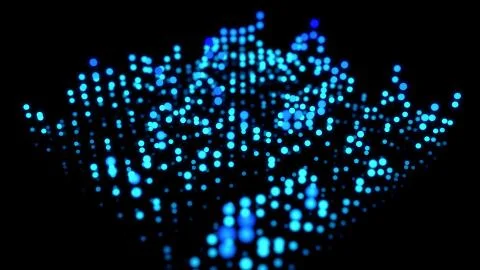 Big data digital code, Computer generated Illustrazione stock