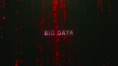 Big Data Digital Hacker Program Coding  Futuristic Hacking Codes Background Stock Footage 317028815