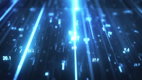 Big Data Digital Hitech Background Stock Footage 310110923