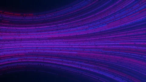 Big Data Digital Line Wave Business, Abstract Technology Background Stock-Footage 339152091