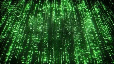 Big Data Digital Matrix Like Business Hitech Background Stock Footage 220334864