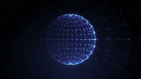 Big Data Digital Technology Background Loop Stock Footage 147673113