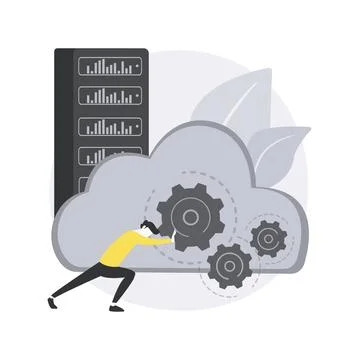 Big data engineering abstract concept vector illustration. Stock Illustration