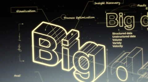 Big Data Stock Footage 26708273