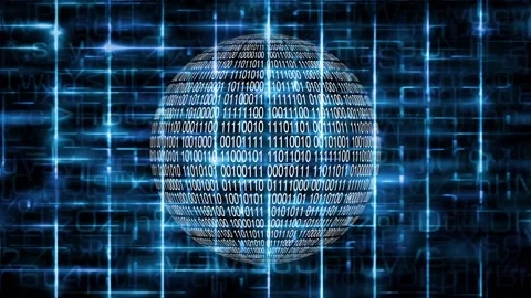 Big data futuristic design . Digital visualization . Stock Footage 155695215