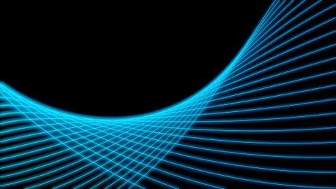 Big data. Futuristic technology blue background. Cyber technology Stock Illustration