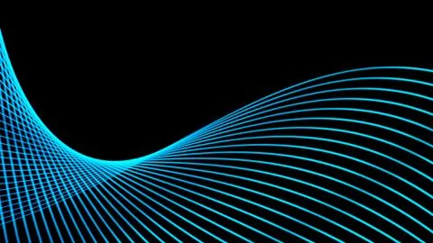Big data. Futuristic technology blue background. Cyber technology with copy-s Stock Illustration
