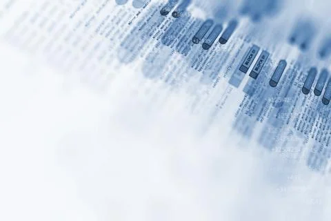 Big data futuristic visualization abstract illustration Stockfoto's