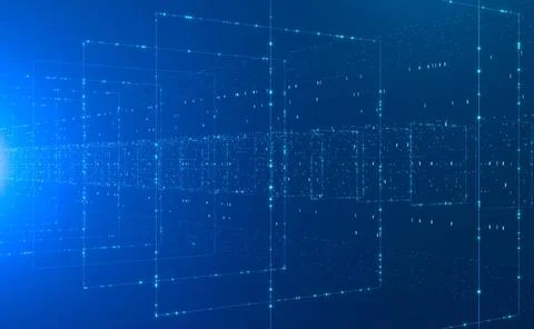  Big data, futuristic wire frame with binary data. Big data, futuristic wi... Stock-Fotos