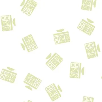 Big data glyph vector seamless pattern イラスト素材