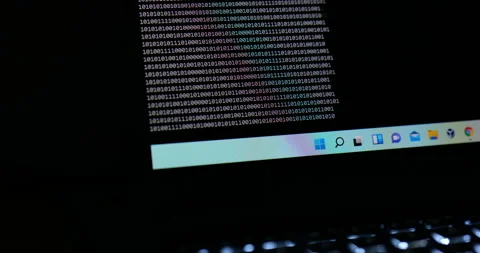 Big Data Hack on Dark Web Stockbeeldmateriaal 169510438