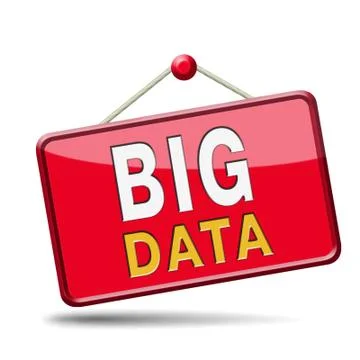 Big data icon Illustrazione stock