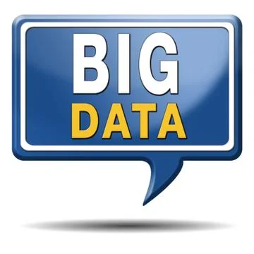 Big data icon Stock Illustration