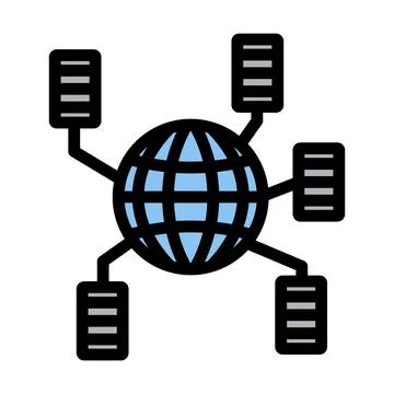 Big Data Icon Stock Illustration