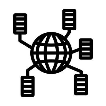 Big Data Icon Stock Illustration