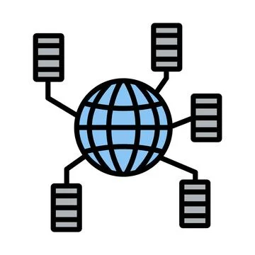 Big Data Icon Stock Illustration