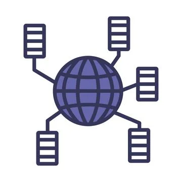 Big Data Icon Stock Illustration