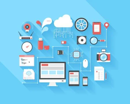 Big data Stock Illustration