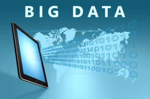 Big data Illustrazione stock