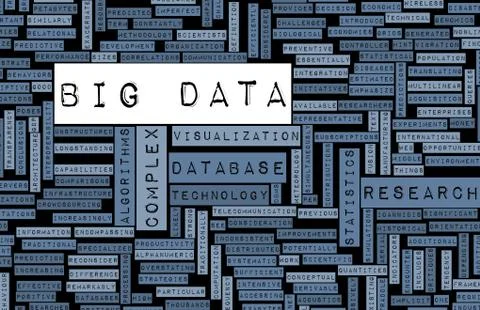 Big data Illustrazione stock