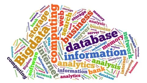 Big data. Stock Illustration