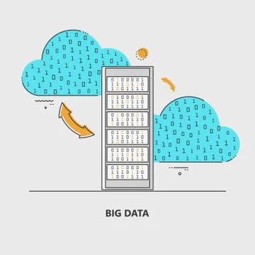 Big data Stock Illustration