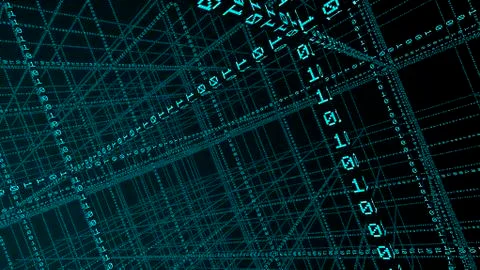 Big data, illustration Stock Illustration