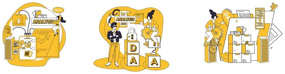 Big data. Info, messenger, conveys messages insight across vast realms big da Stock Illustration