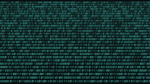 Big data information flow binary program code Stock Footage 171490679