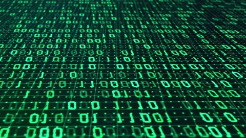 Big data information flow digital code rolling technology background Stock Footage 171490672