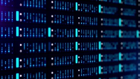 Big Data Information Flow Motion Design. Animated digital data numbers. Stock Footage 334023233